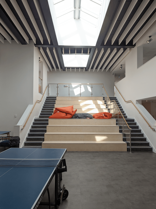 stepped seating